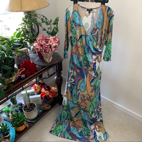 MSK Dresses & Skirts - MSK Ladies Floor Length Maxi Dress M